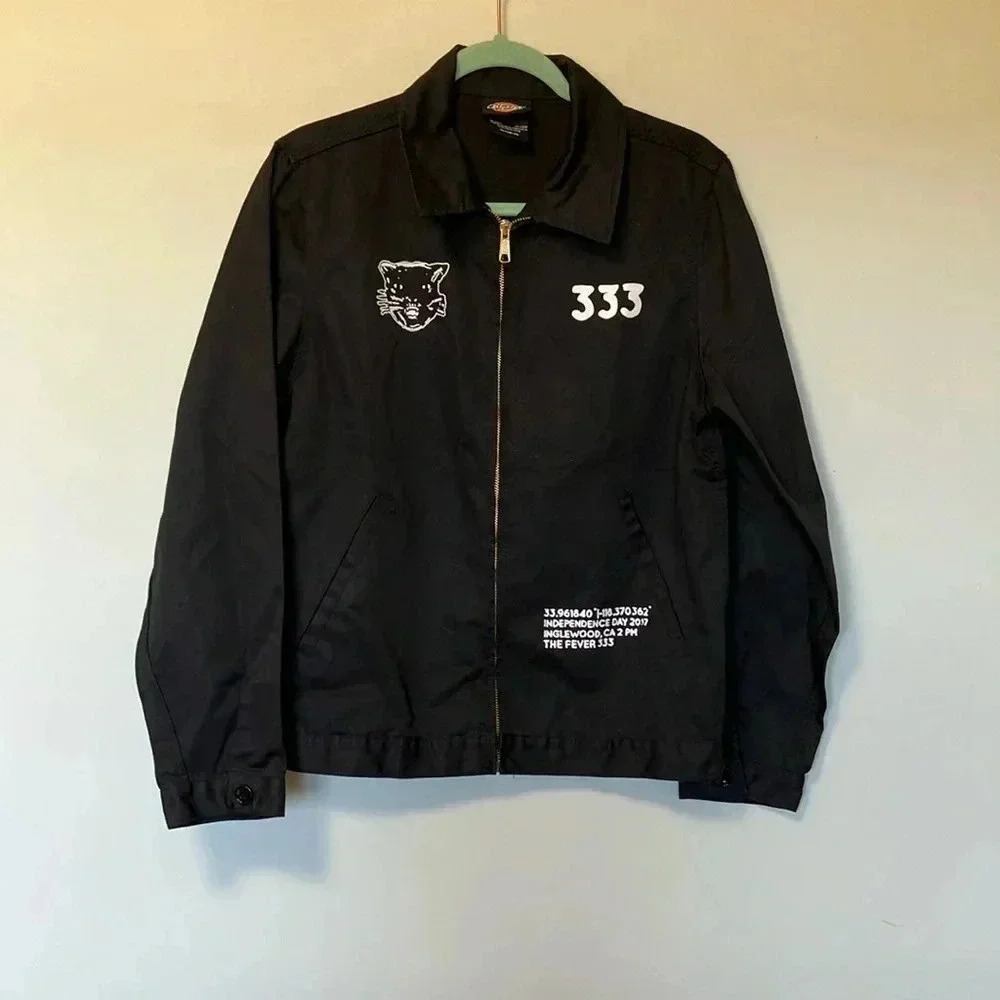 Dickies x Fever 333 black full zip jacket